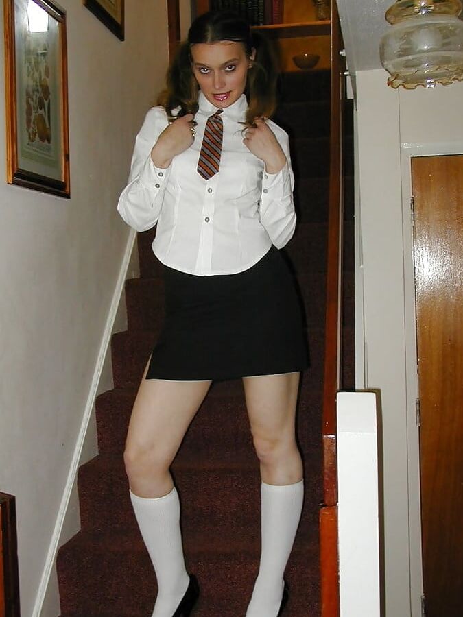 + in school uniform