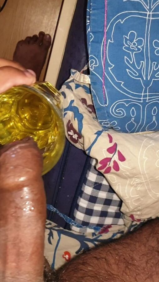 Old whore sucking dick dipped in piss