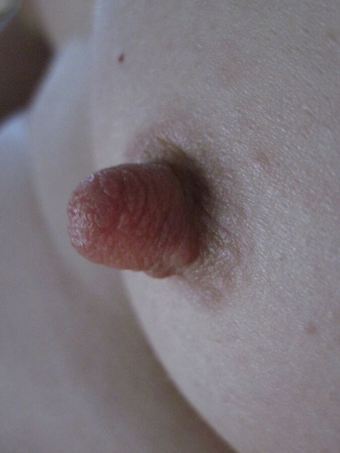 My Wife&;s lovely hard nipples and tiny tits