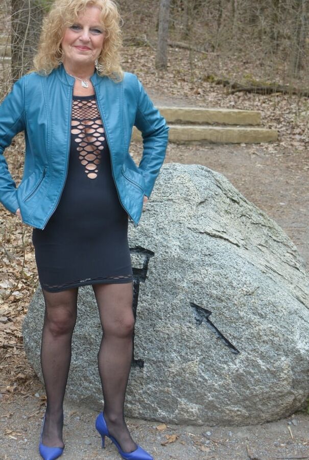 Navy Blue Snake Lace Dress (Softcore)