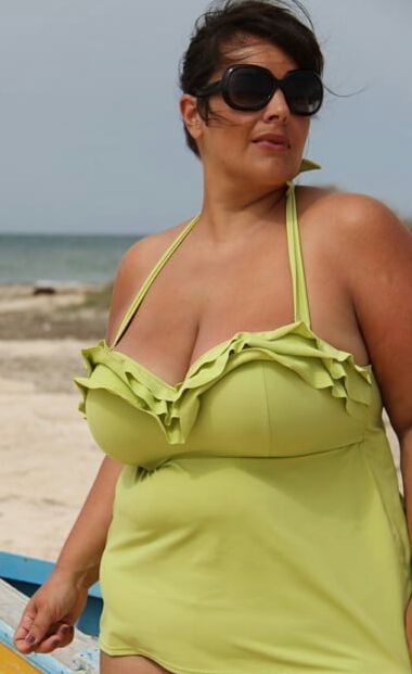 Mature ladies at the beach