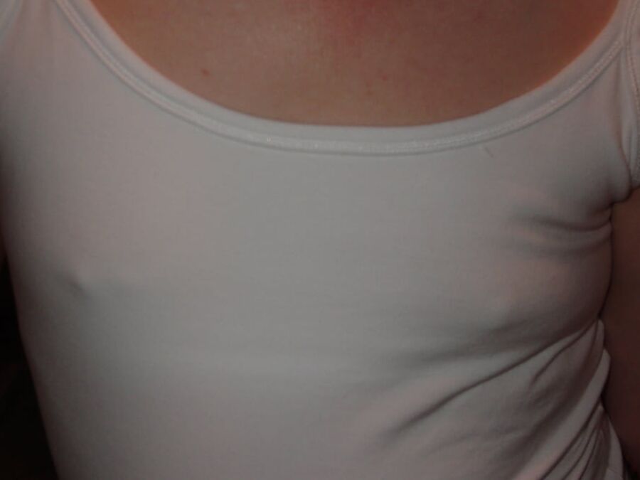 My Wife&;s lovely hard nipples and tiny tits