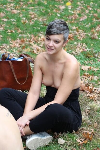 Showing off in public