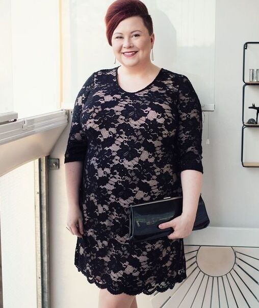 Pretty BBWs and fatties from fashion blogs