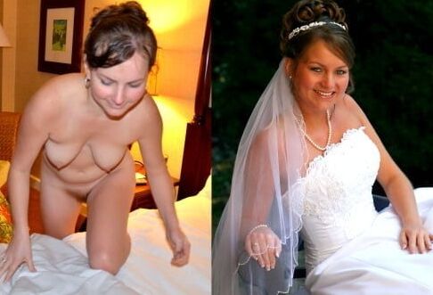 Brides dressed undressed
