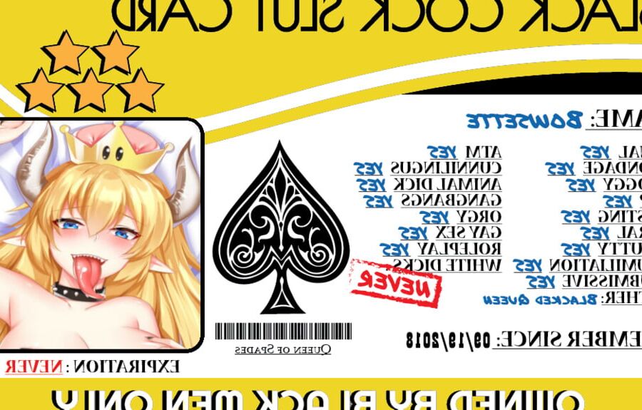 Blacked Bowsette