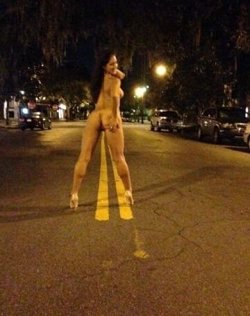 Whores love flashing