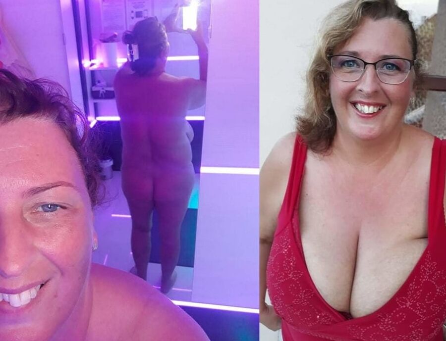 Dressed &amp; undressed big boobs Eva from Szigetszentmarton