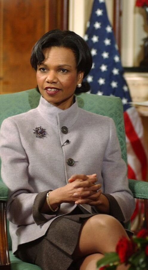 US Mature Politician Condoleezza Rice