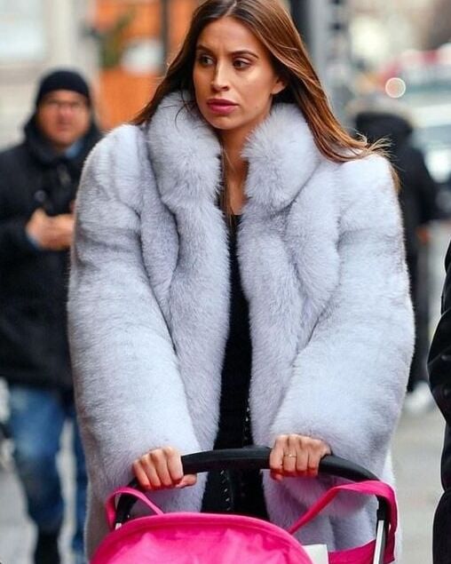 woman in fur coat