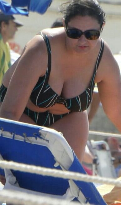 Mature ladies at the beach