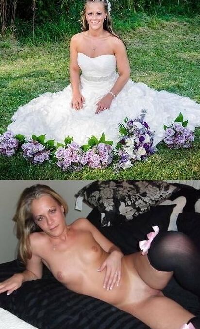 Brides dressed undressed