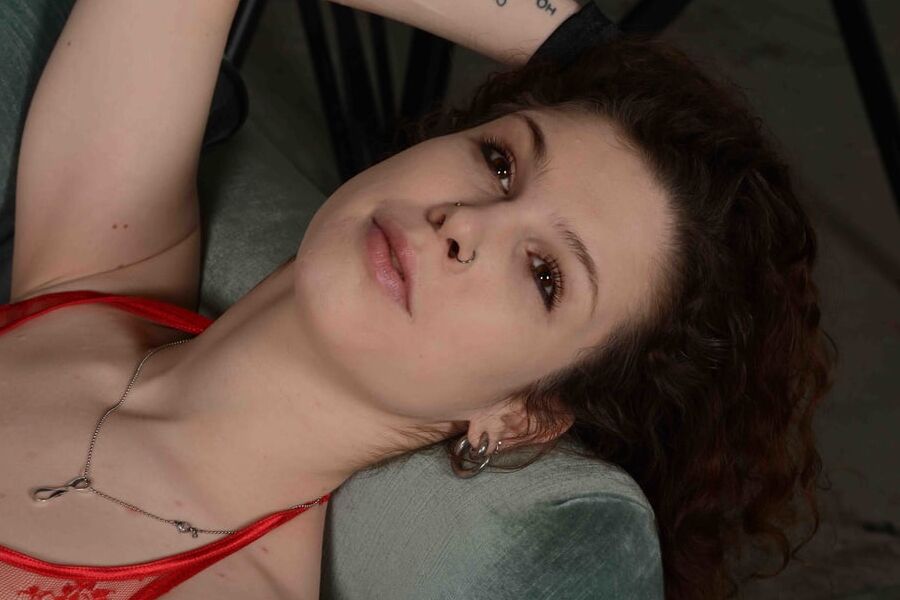 Sara Indeep in Sexy red lingerie