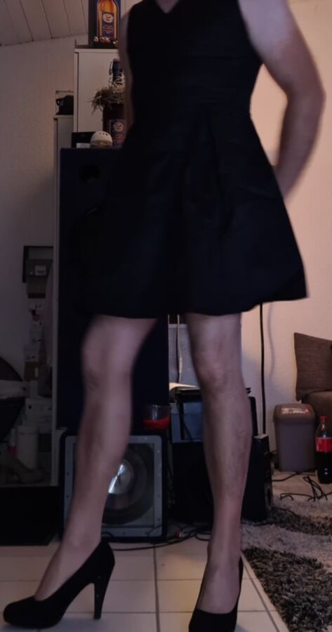 I&;am in stockings and Pumps
