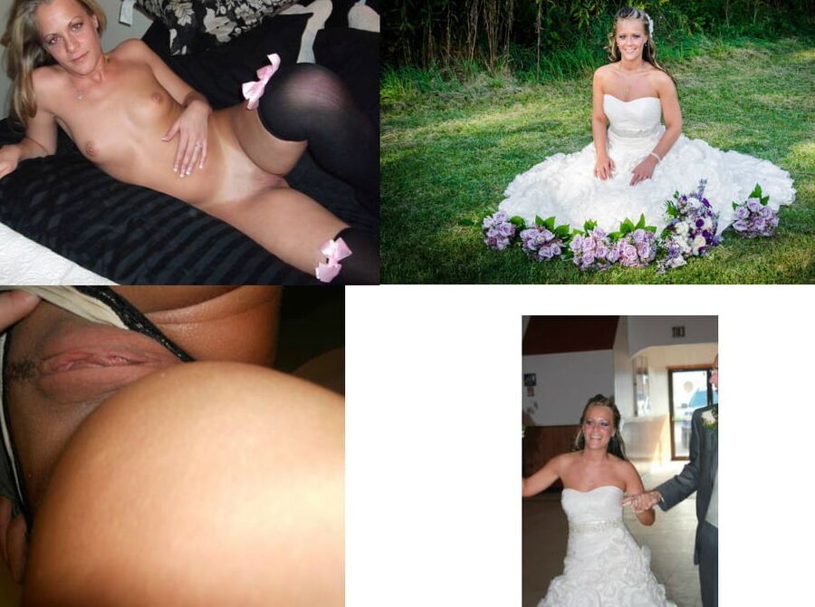 Brides dressed undressed