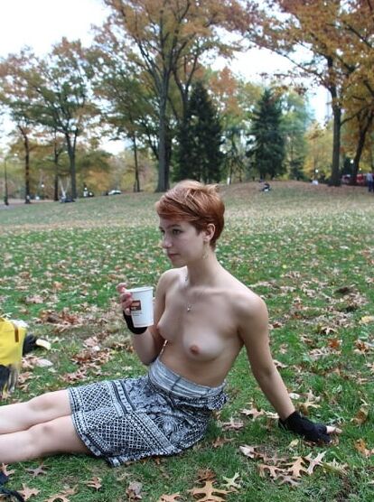 Showing off in public