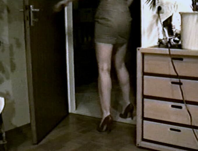 SAG - Slutty Whore&;s Olive Mini, Red Bra &amp; Heels