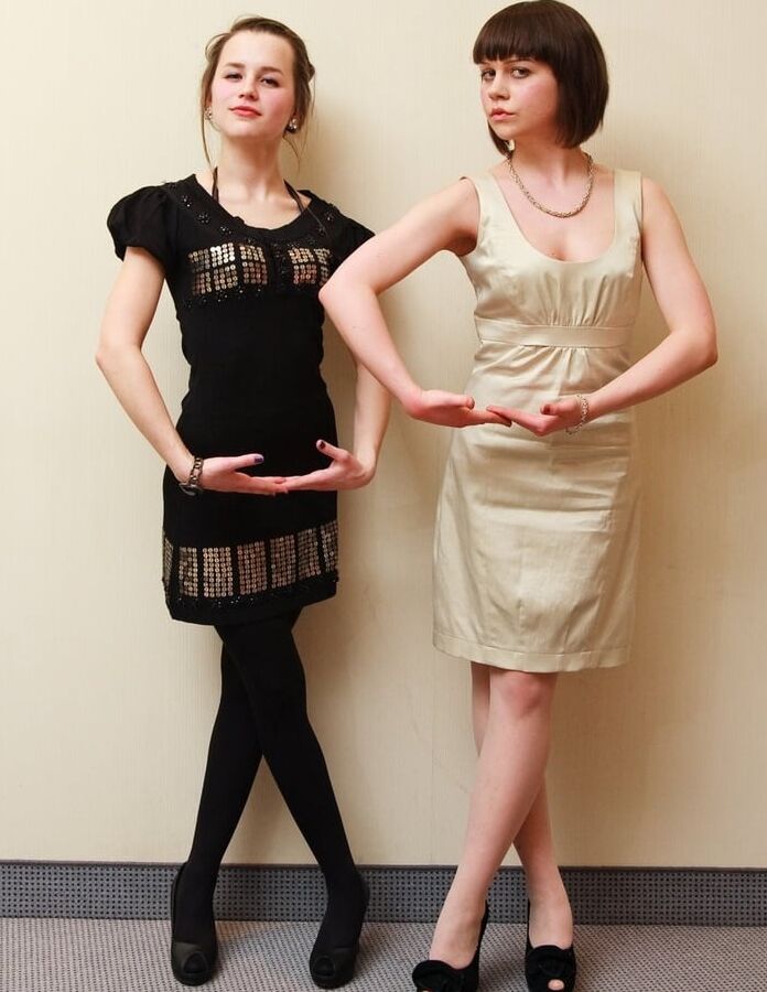Real Russian Cunts in Pantyhose