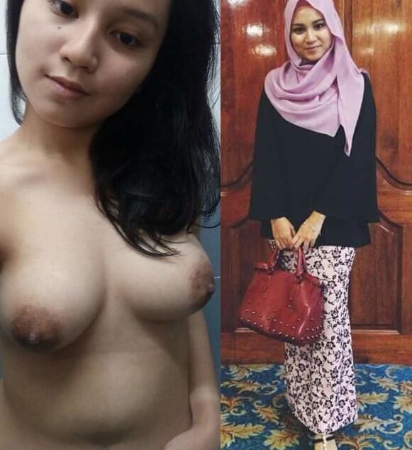 Dressed - Undressed Nice Dark Tits