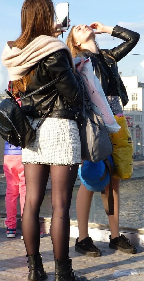 Street Pantyhose from Russia