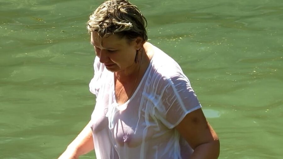 Baden im Fluss