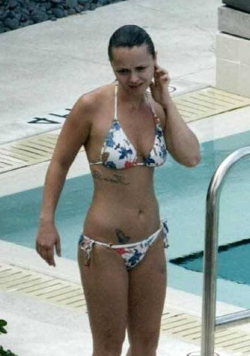 Christina Ricci juicy ass and big tits in bikini