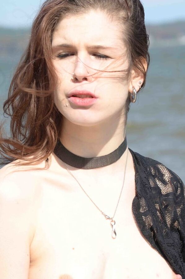 Nude on the pier