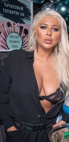Romanian bimbo slut Alis exposed for jacking off