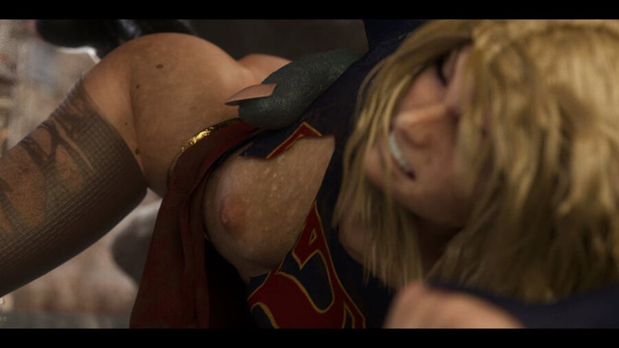 Supergirl Dominated by monster