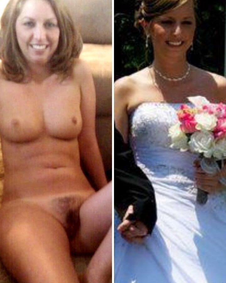 Brides dressed undressed