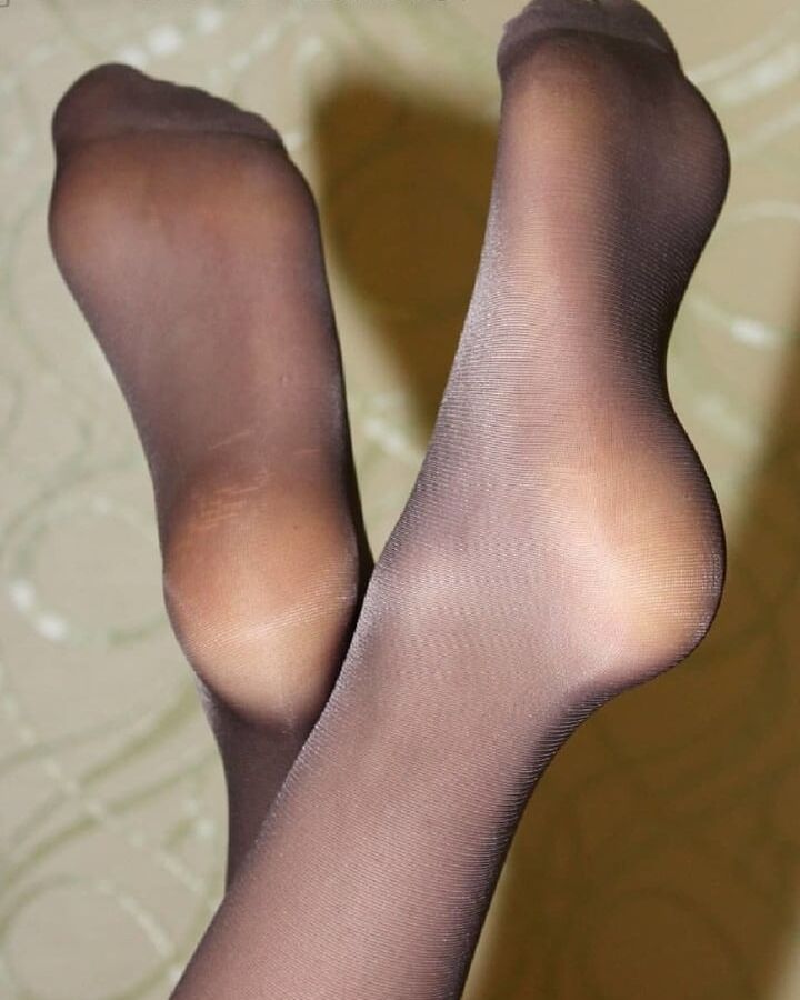 Assortment of stockings pantyhose babes heels and feet