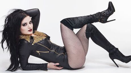 Female Celebrity Boots &amp; Leather - Saraya Bevis (aka Paige)