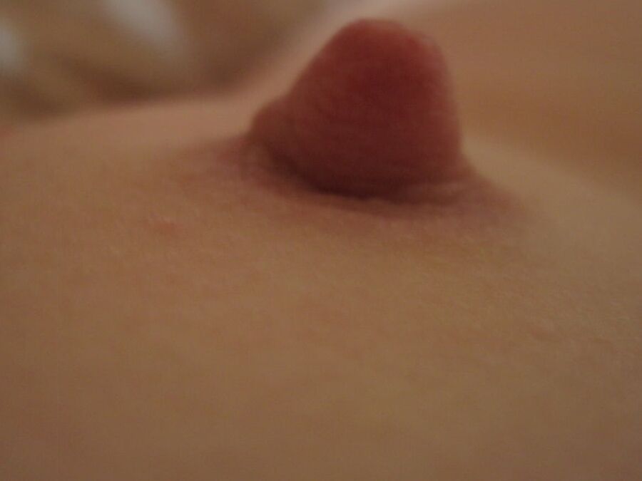 My Wife&;s lovely hard nipples and tiny tits