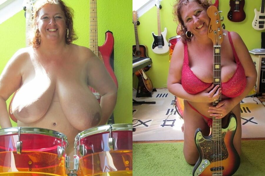 Dressed &amp; undressed big boobs Eva from Szigetszentmarton