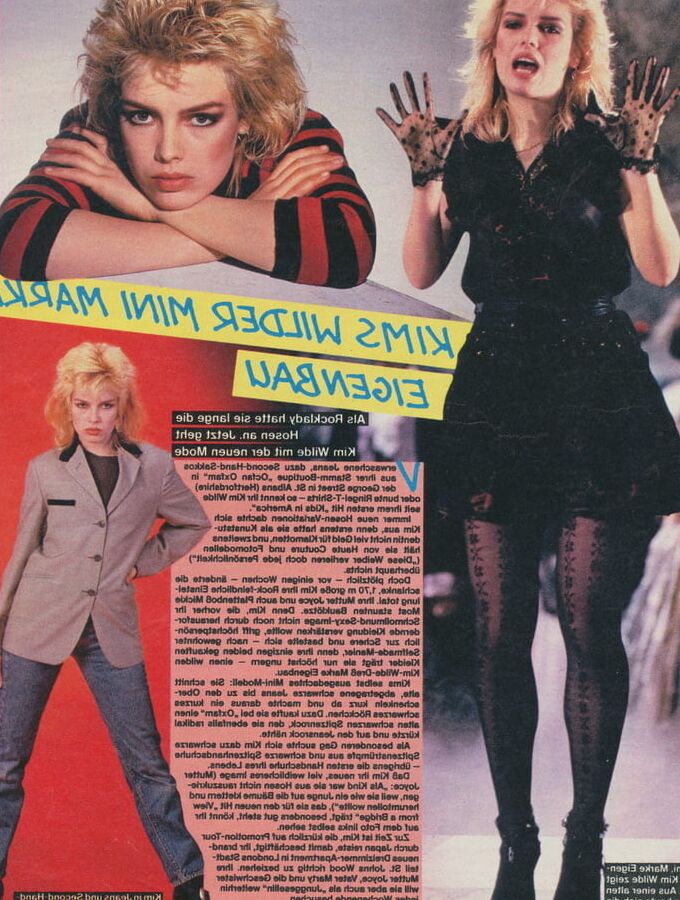 &;s Singer Kim Wilde