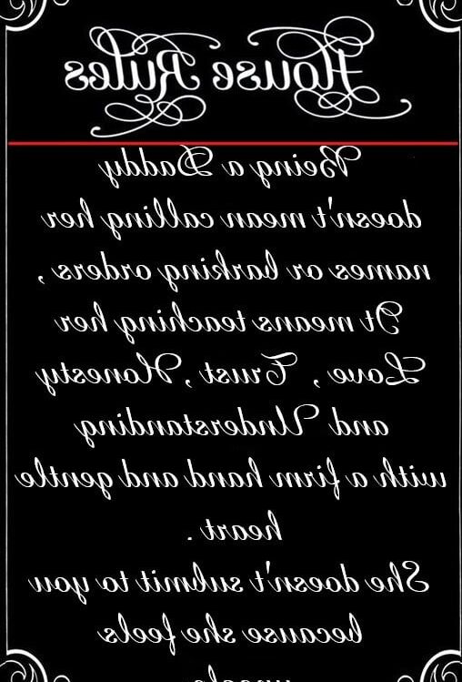 Daddy&;s House Rules