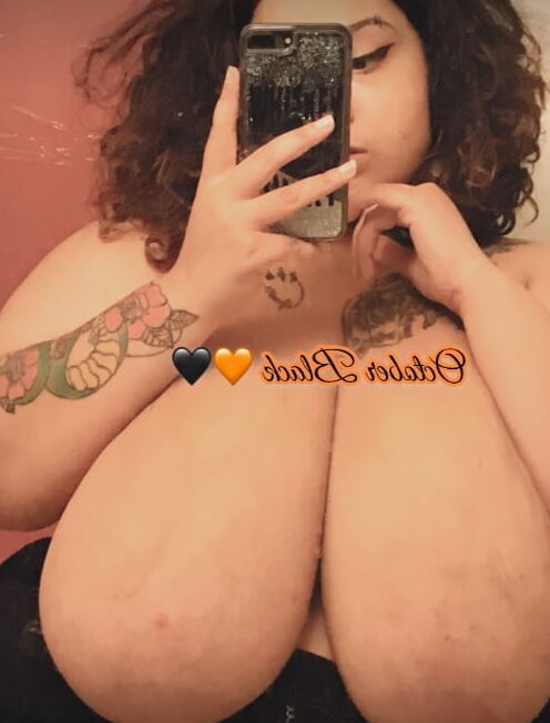 Monster Tits On Chubby Ebony Babe October