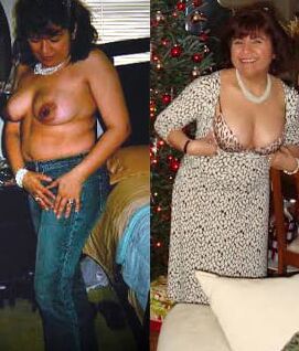 Dressed - Undressed Nice Dark Tits