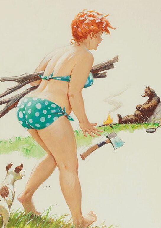 Plus-Size Pin-Up Hilda