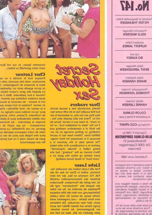 classic magazine - porno holiday