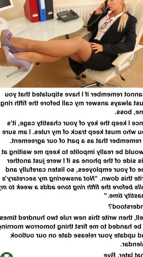 Chastity Captions
