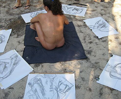 naked model