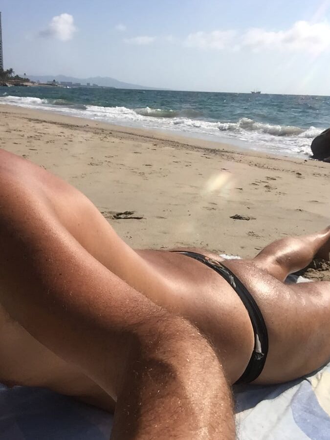 Thong Crossover at the Beach