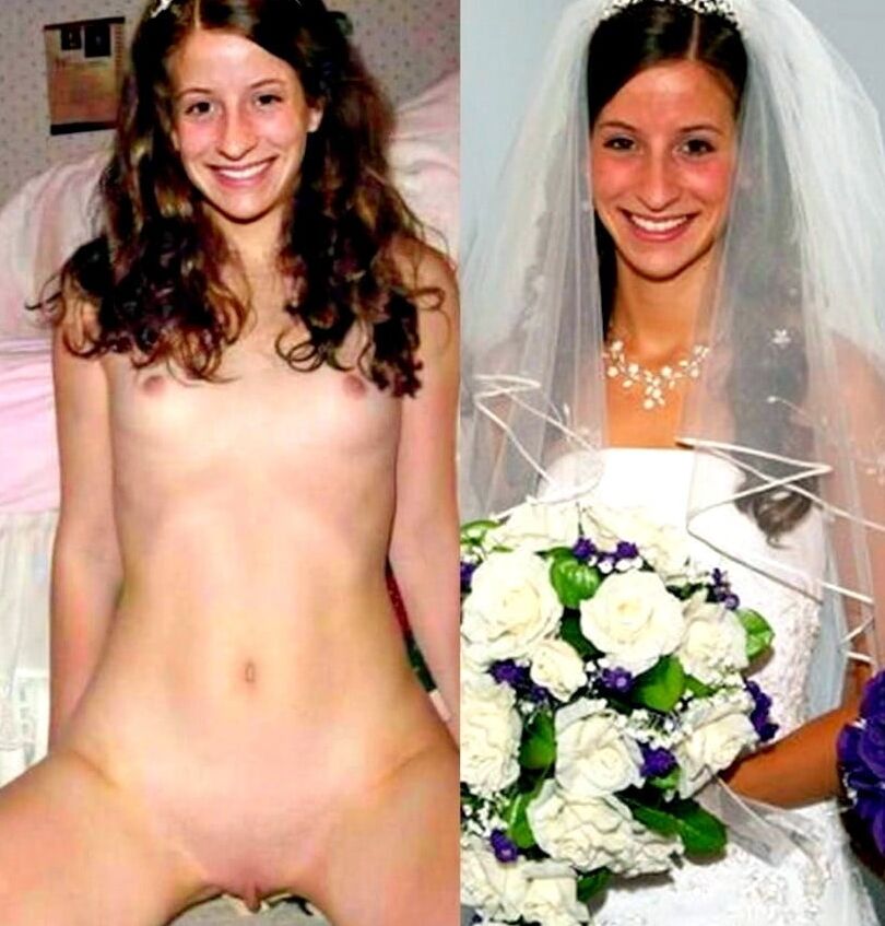 Brides dressed undressed