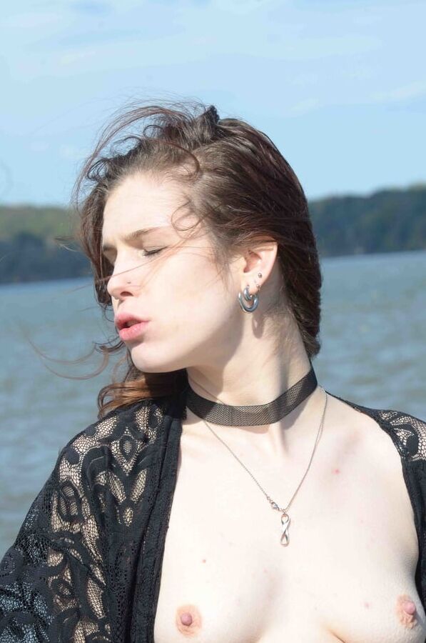 Nude on the pier