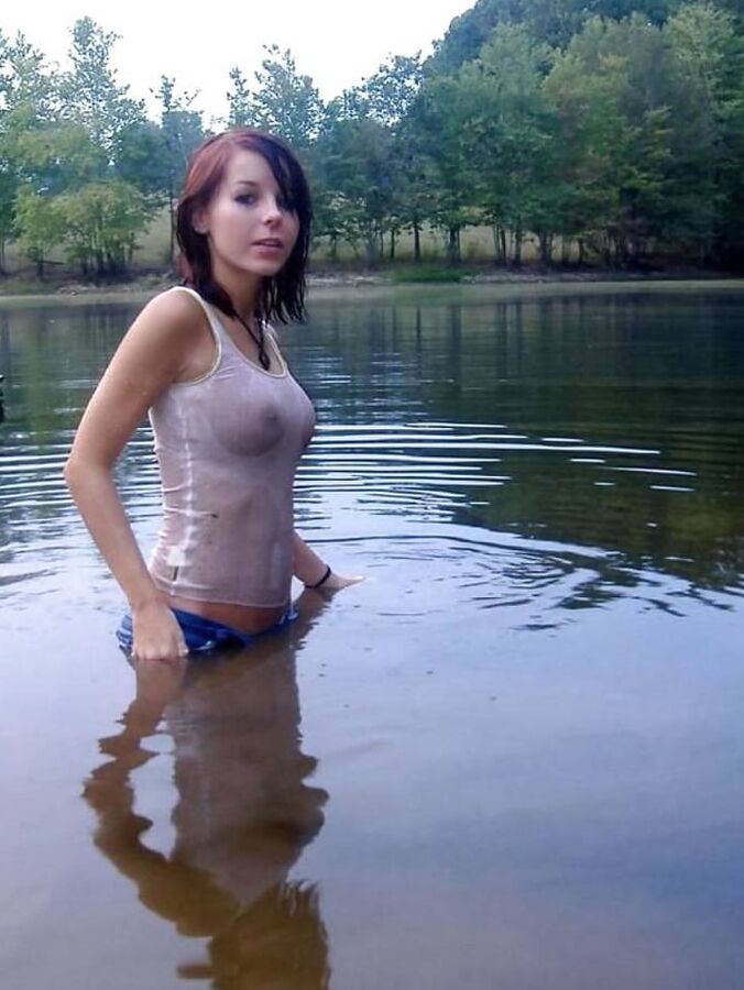 Wet clothes and t-shirts