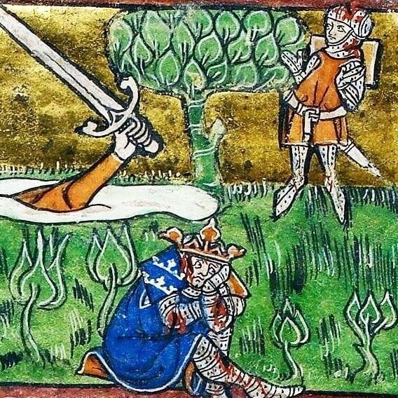 Excalibur is my crucifix