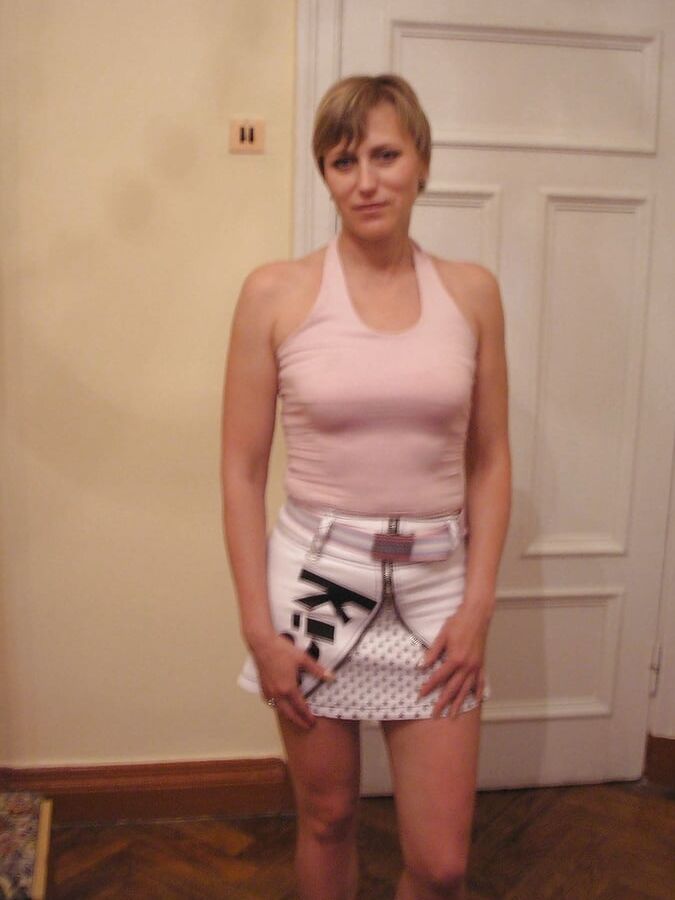 short haired blonde