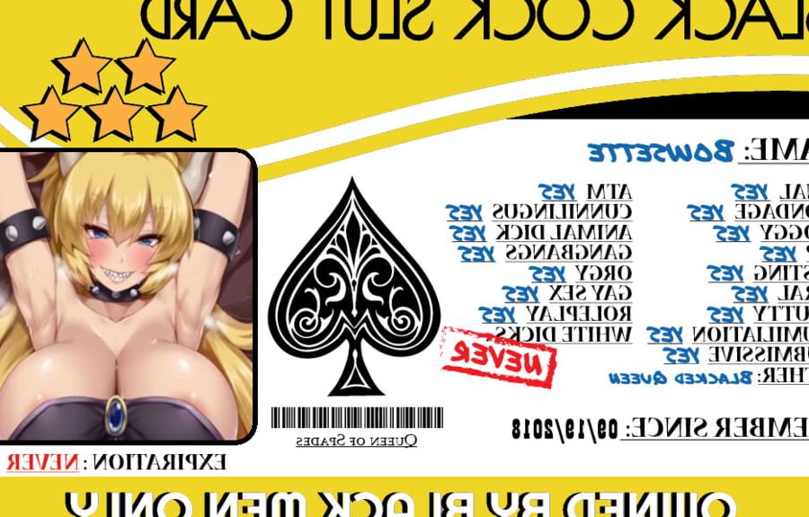 Blacked Bowsette