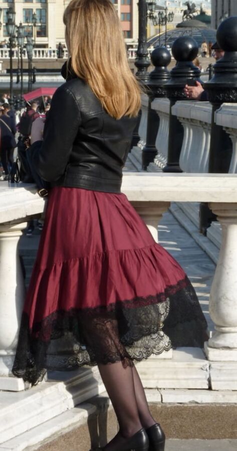 Street Pantyhose from Russia